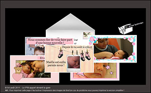 Faire part de naissance